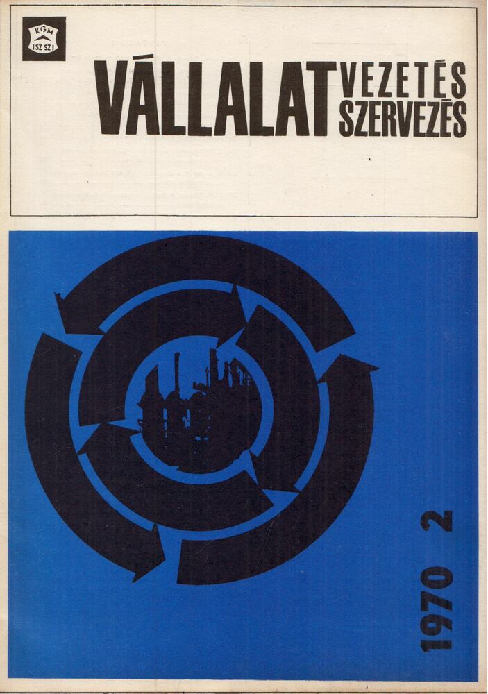 Fekete József - Vállalatvezetés vállalatszervezés 1970/2