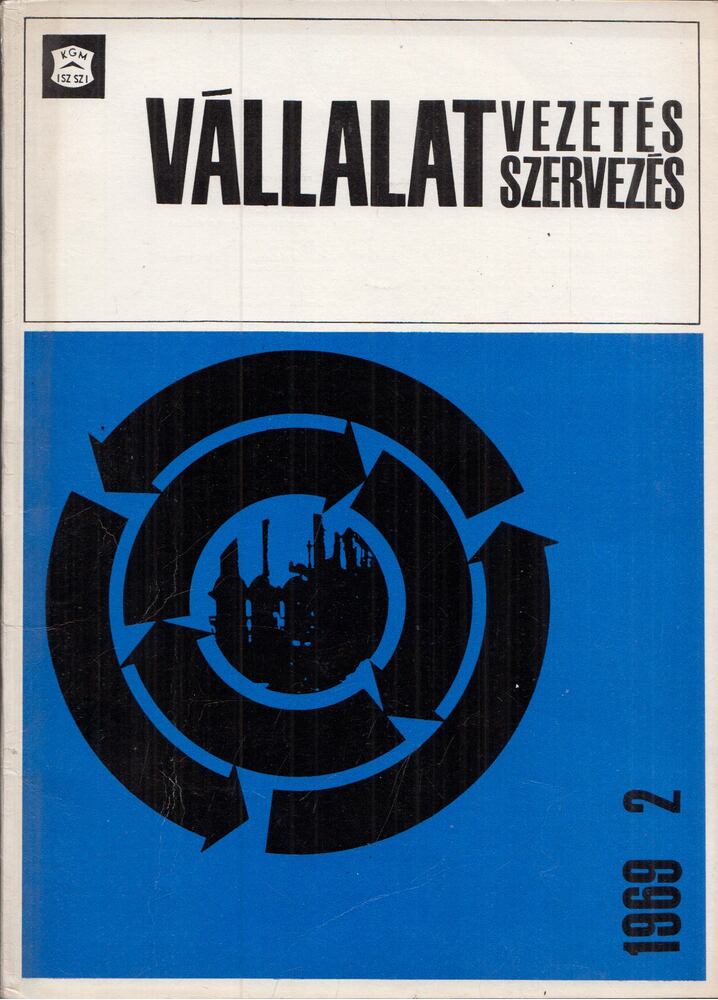 Fekete József - Vállalatvezetés vállalatszervezés 1969/2