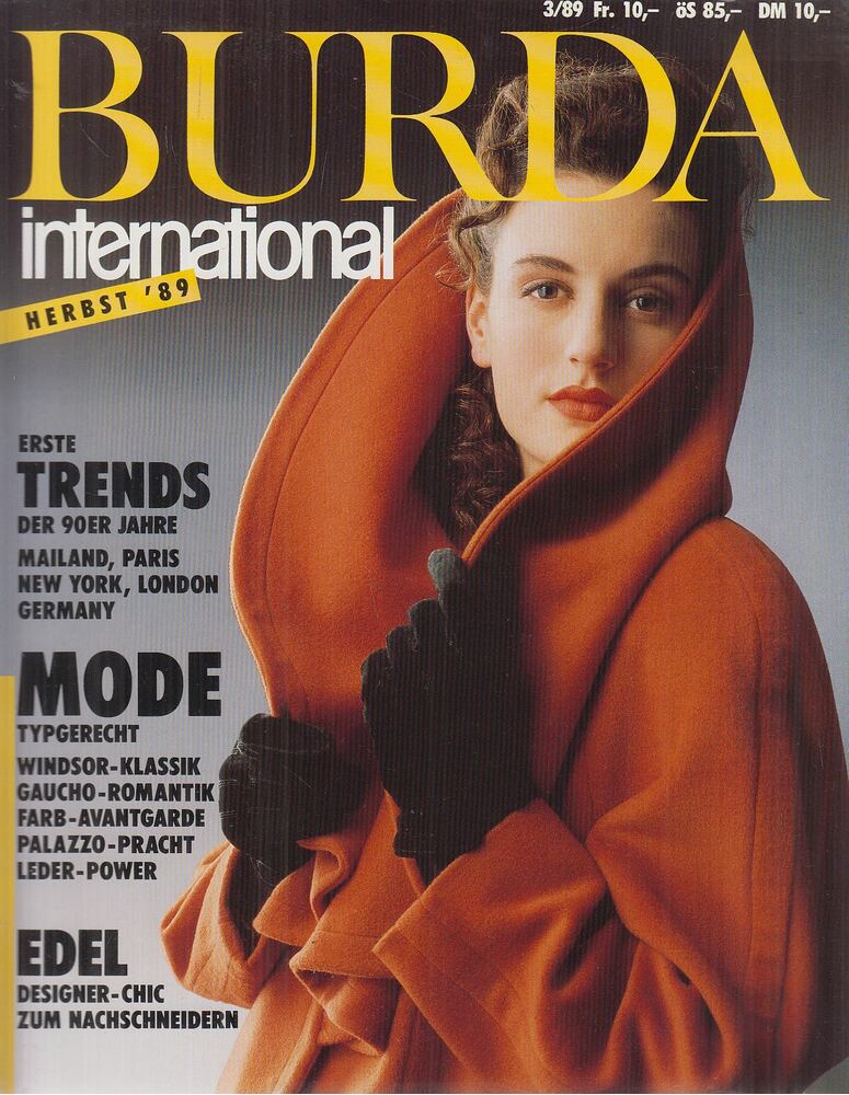 Aenne Burda (szerk.),Ingrid Vogelsang (szerk.) - Burda international Herbst '89