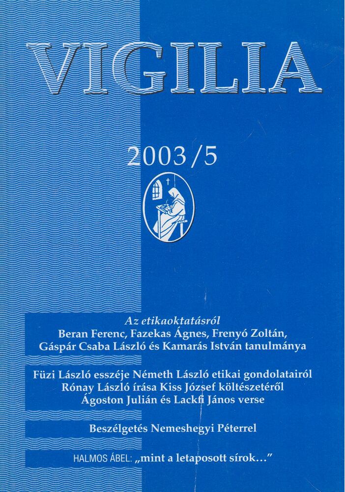 Lukács László - Vigilia 2003/5