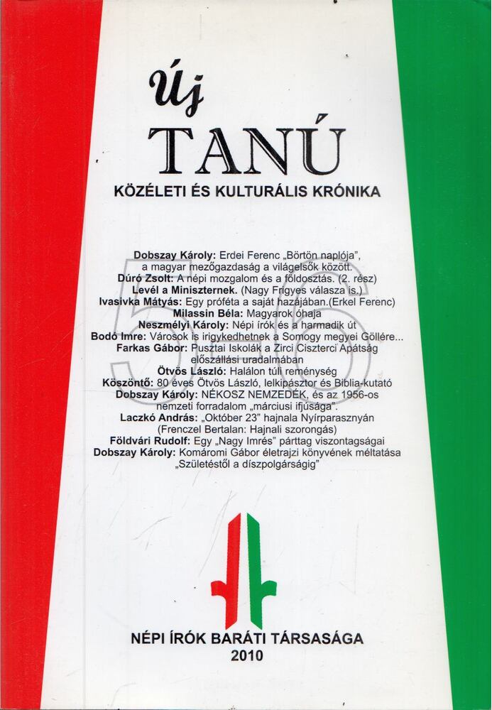 Szili Károly - Új Tanú 2010 5-6