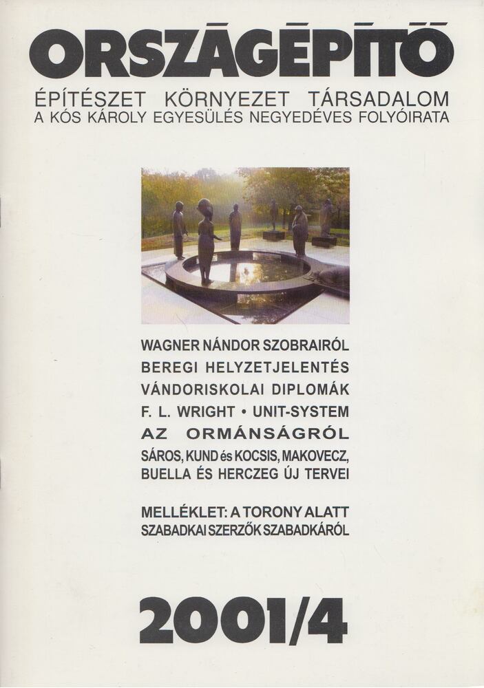Gerle János - Országépítő 2001/4