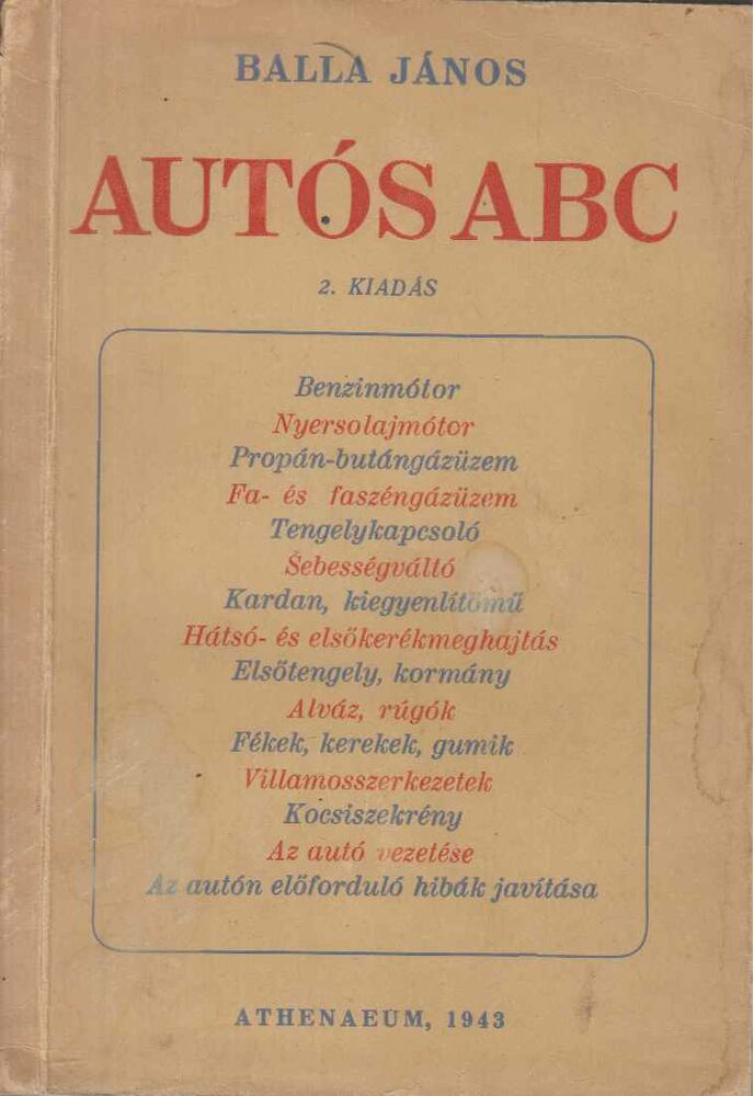 Balla János - Autós ABC