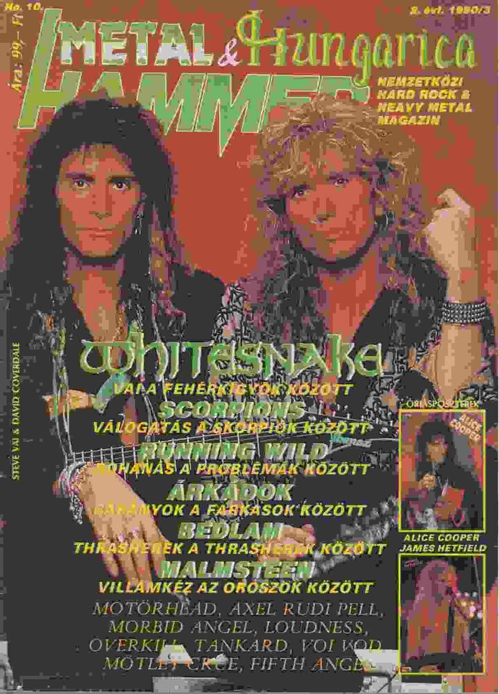 Zoltán János - Metal Hammer  / Metallica Hungarica 1990/3. 10. szám