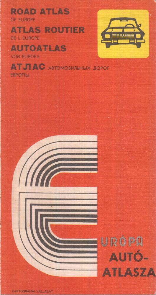 Radó Sándor dr. - Európa autóatlasza, Budapest 1980 antikvár könyv
