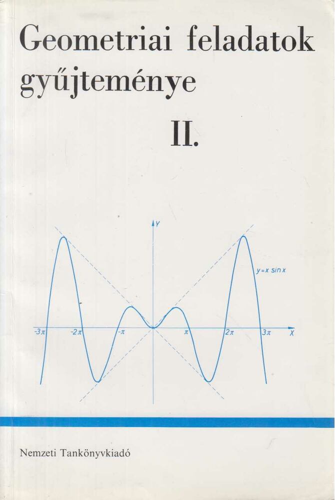 Dr. Soós Paula, Czapári Endre - Geometriai feladatok gyűjteménye II., Budapest 1998 antikvár könyv