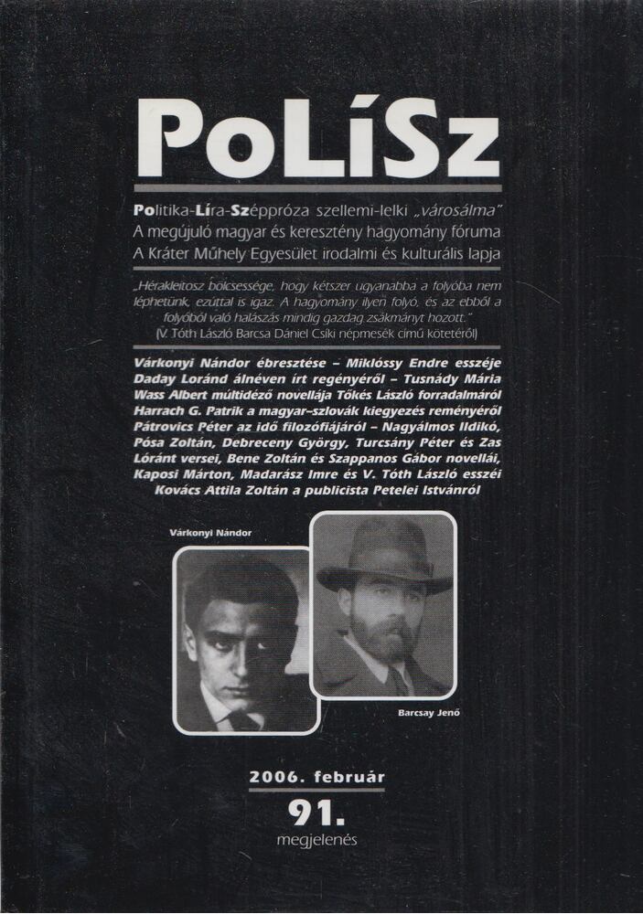 Turcsány Péter - PoLíSz 2006. február