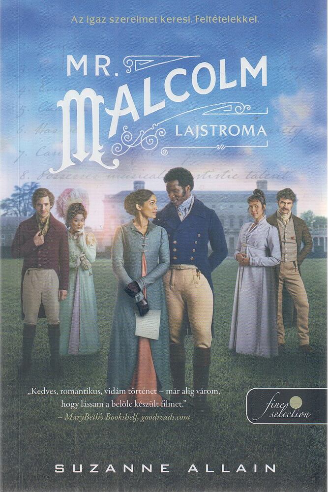 Suzanne Allain - Mr. Malcolm lajstroma