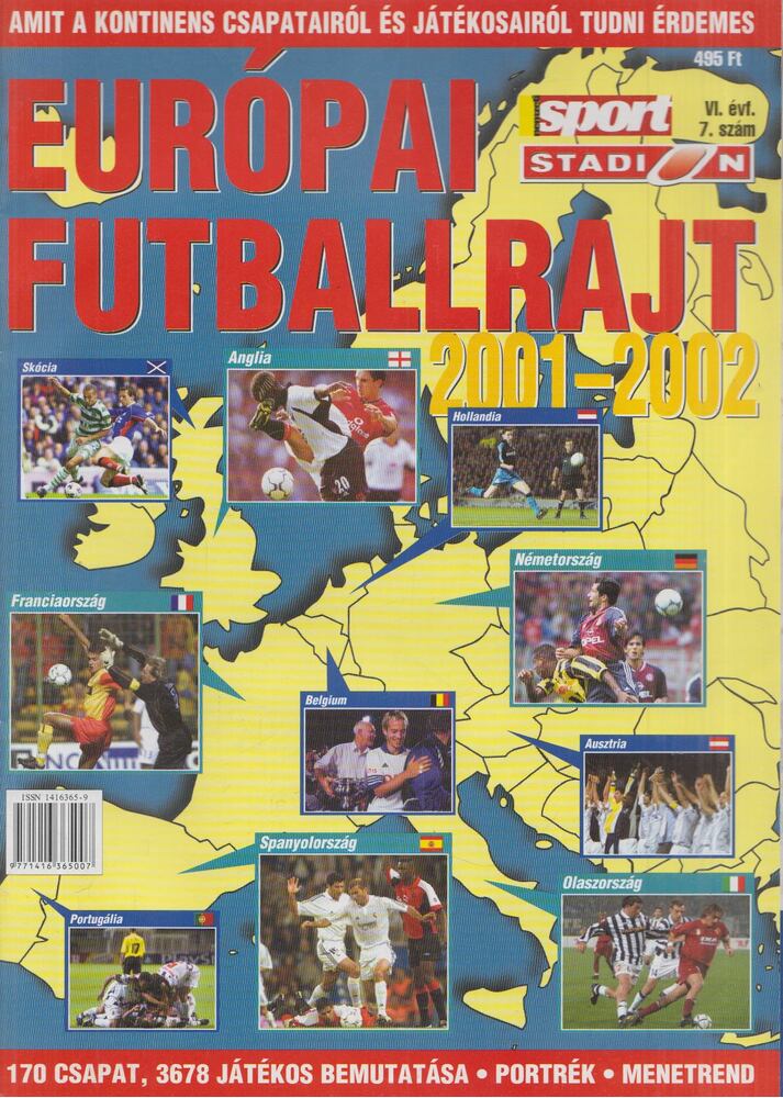 Szekeres Tamás - Európai futballrajt 2001-2002