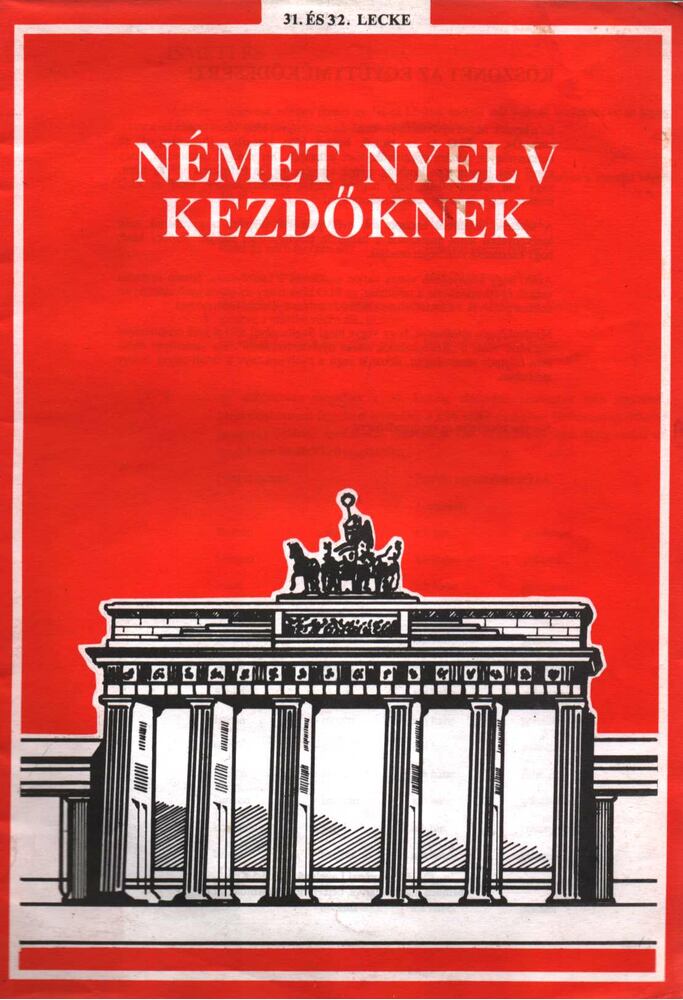  - ELO - Német nyelv kezdőknek 31. és 32. lecke,  1993 antikvár könyv