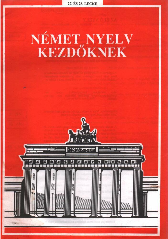  - ELO - Német nyelv kezdőknek 27. és 28. lecke,  1993 antikvár könyv