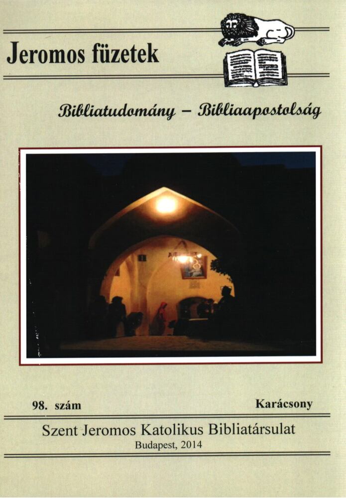 Tarjányi Béla - Jeromos füzetek 98. szám