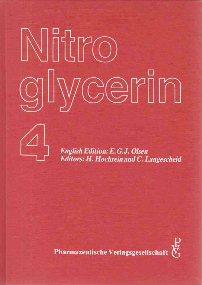 E. G. J. Olsen - Nitroglycerin 4,  1984 antikvár könyv