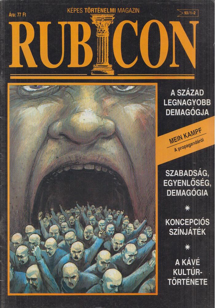 Rácz Árpád - Rubicon 1993/1-2, Budapest 1993 antikvár könyv