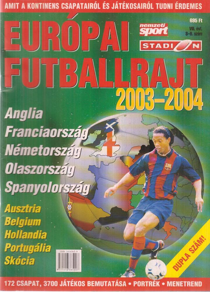 Szekeres Tamás (főszerk) - Európai futballrajt 2003-2004