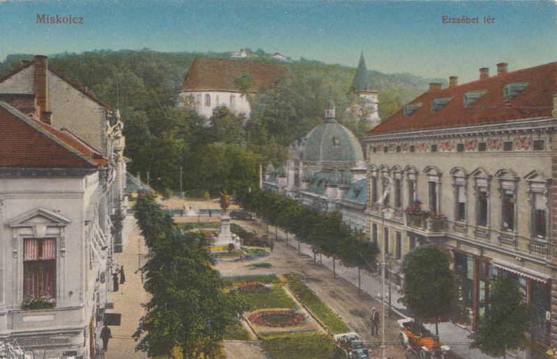 - Miskolc, Erzsébet tér (képeslap) - Miskolc, Erzsébet tér (képeslap), Budapest 1916 antikvár könyv