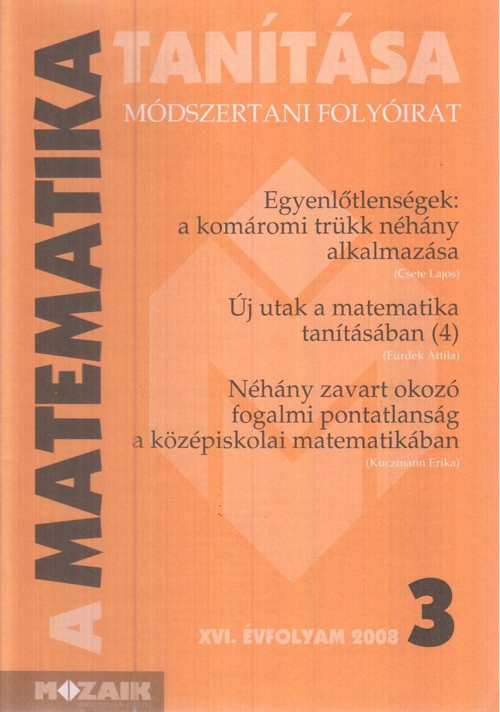 Dr. Urbán János - A matematika tanítása
