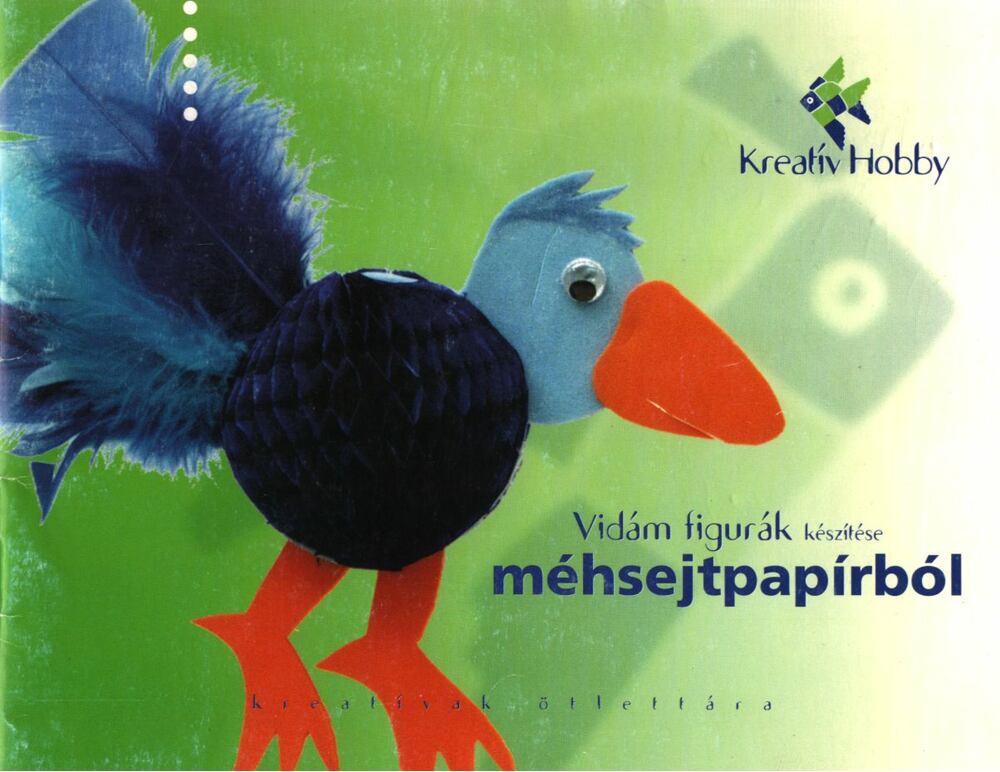 Ugróczky Mónika - Vidám figurák készítése méhsejtpapírból, Budapest 0 antikvár könyv