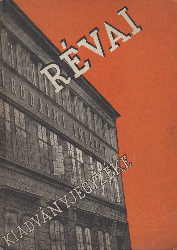  - Révai összes, könyvkereskedői forgalomban levő könyveinek jegyzéke, Budapest 1935 antikvár könyv