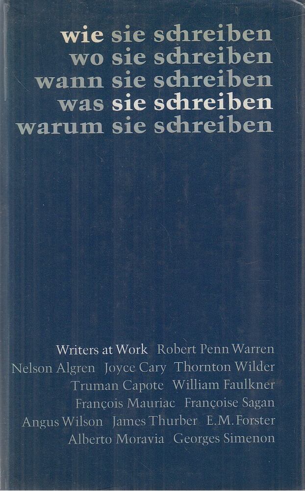 Cowley, Malcolm - Wie sie schreiben,  0 antikvár könyv