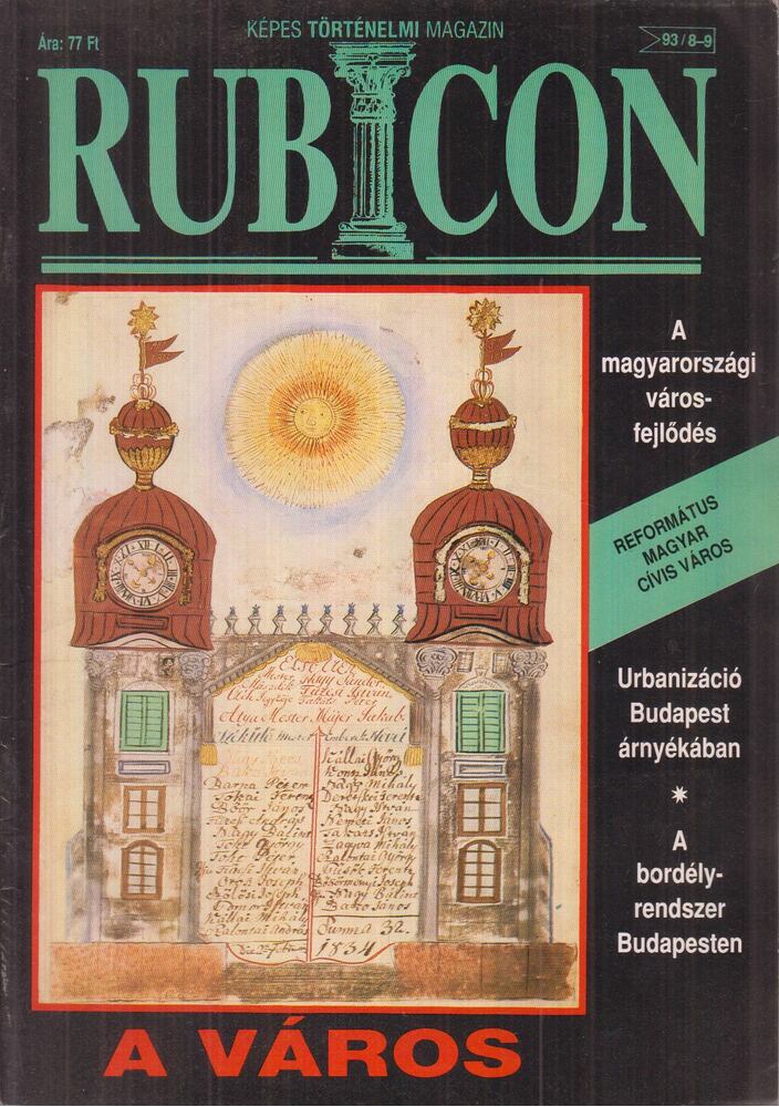 Rácz Árpád (szerk.) - Rubicon 1993/8-9., Budapest 1993 antikvár könyv