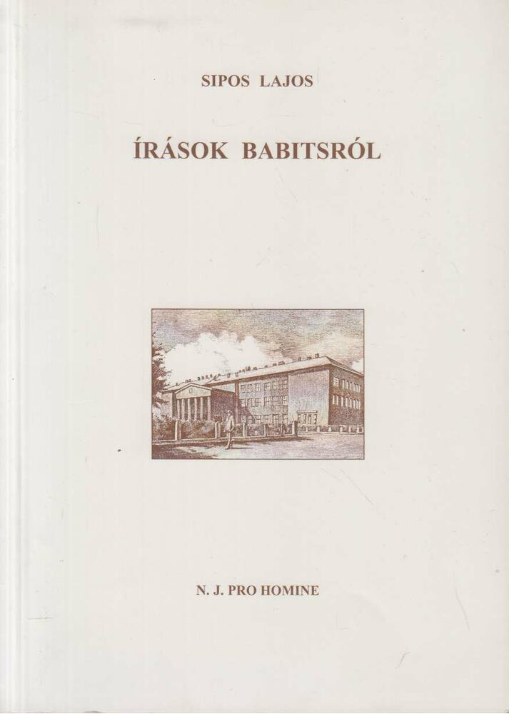 Sipos Lajos - Írások Babitsról