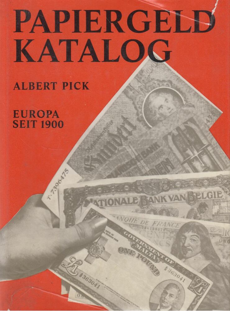Albert Pick - Papiergeld Katalog