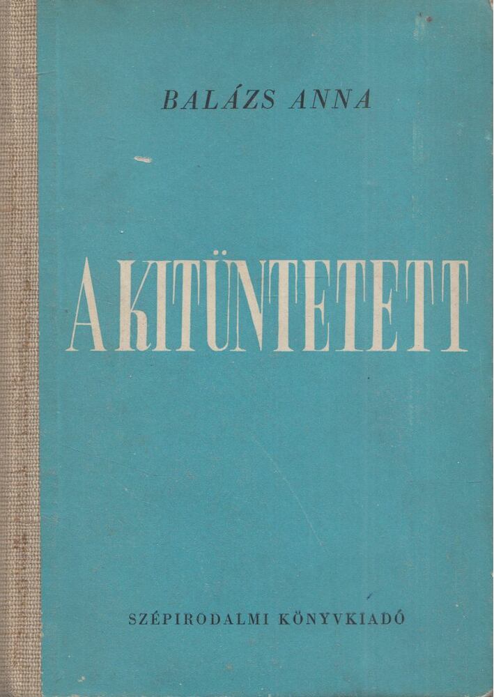 Balázs Anna - A kitüntetett