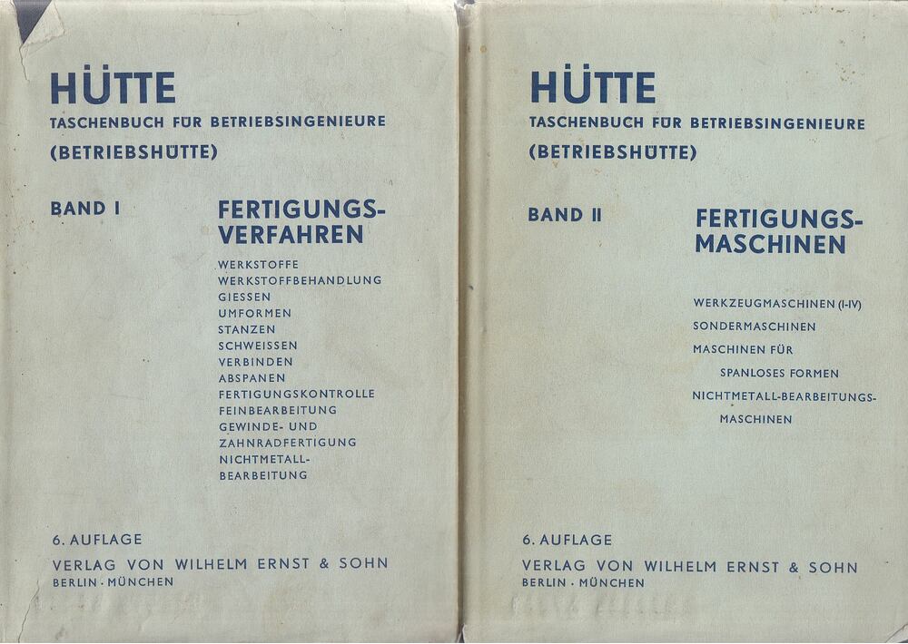  - Hütte I-II., Berlin-München 1964 antikvár könyv