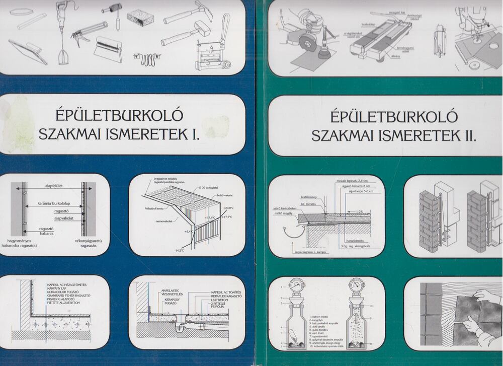 Szerényi István- Gazsó Anikó - Épületburkoló szakmai ismeretek I-II. Szerényi István- Gazsó Anikó - Épületburkoló szakmai ismeretek I-II., Pécs 2004 antikvár könyv