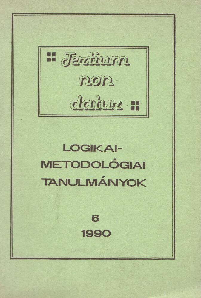 Máté András (szerk.) - Tertium non datur 1990