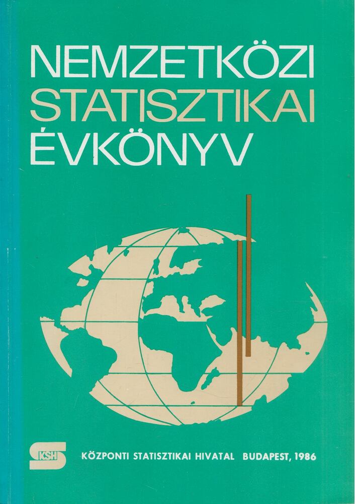  - Nemzetközi Statisztikai Évkönyv 1986, Budapest 1986 antikvár könyv