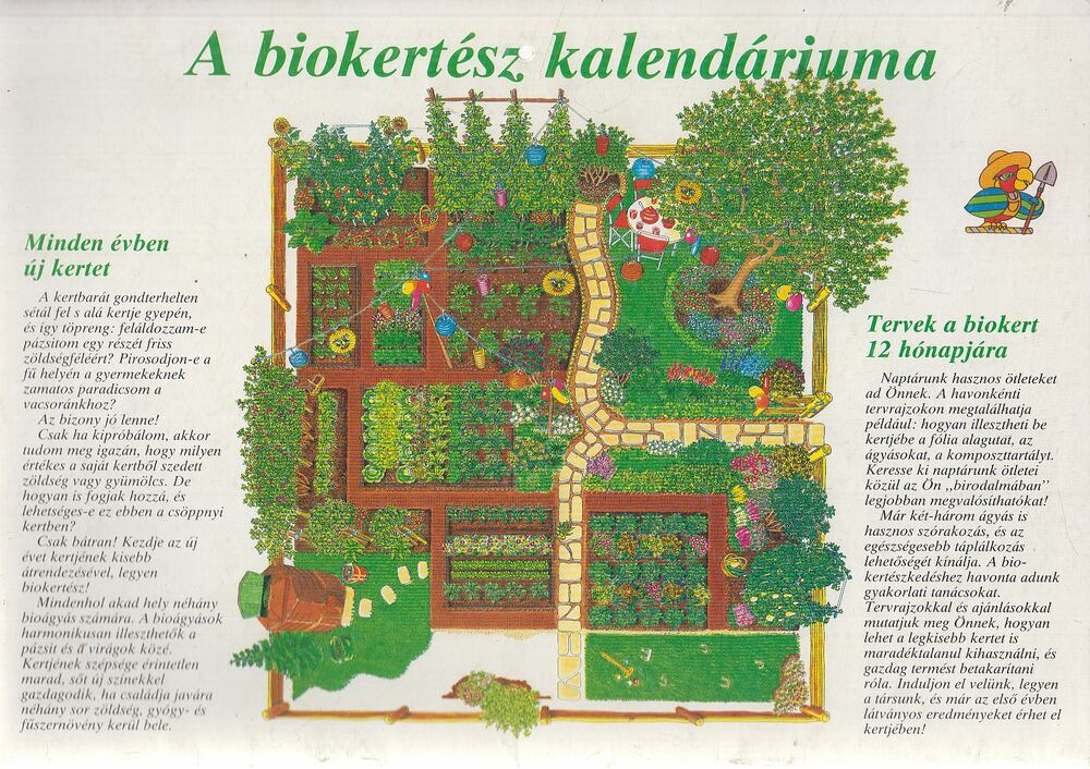 Josephus Heemskerk,Wenszky Ágnes,Lelkes Lajos,Frühwald Ferenc,Seléndy Szabolcs - A biokertész kalendáriuma