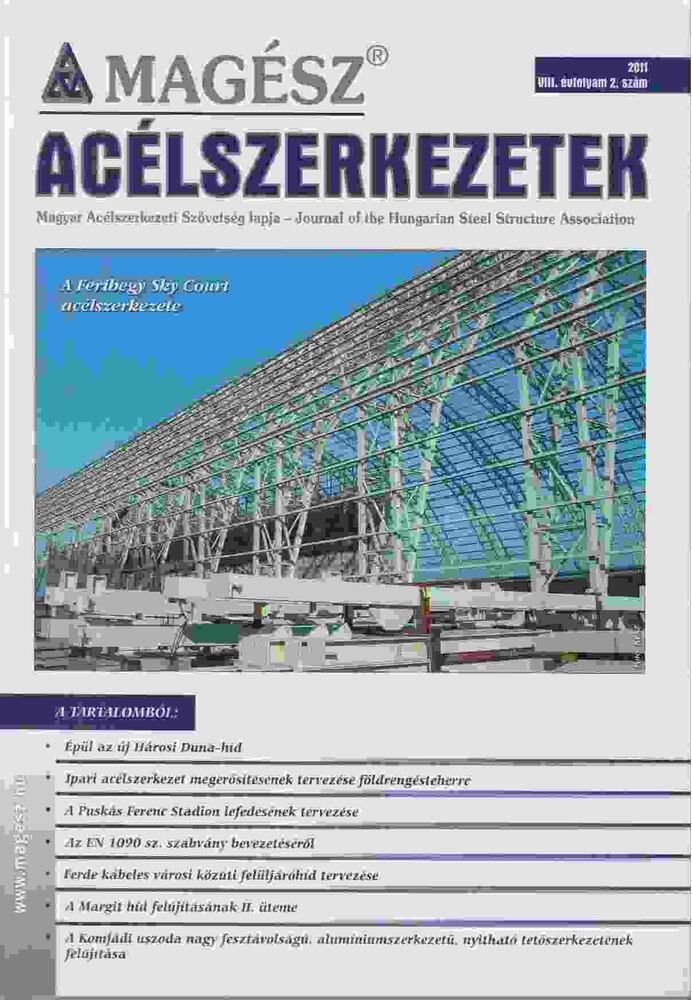  - MAGÉSZ Acélszerkezetek 2011. VIII. évfolyam 2. szám,  2011 antikvár könyv