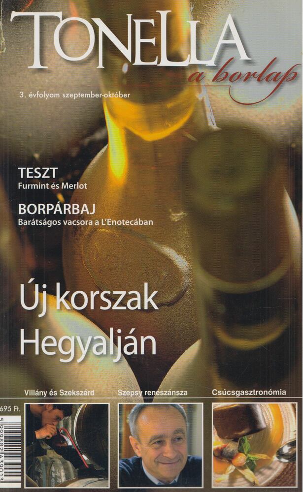 Kovács András István - Tonella a borlap