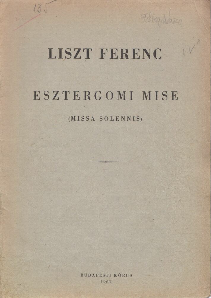 Liszt Ferenc - Esztergomi mise