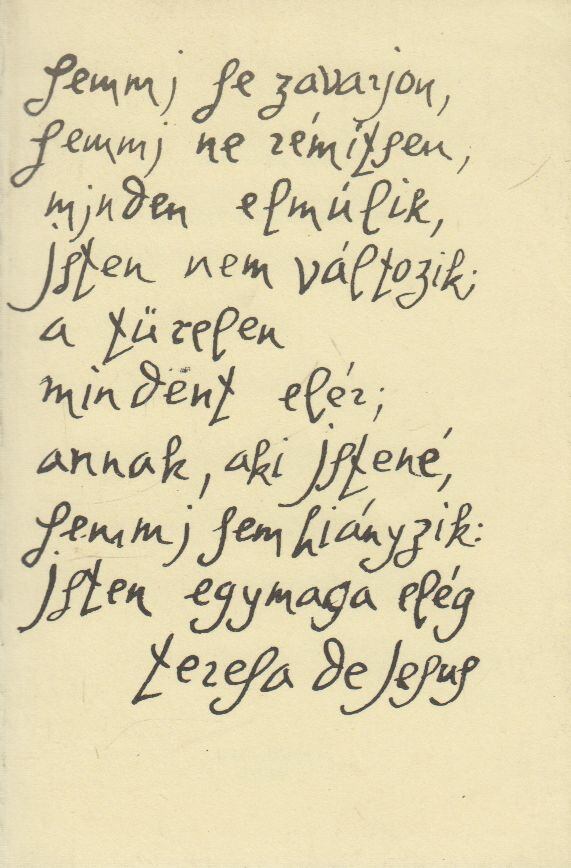 De Vos, Gabriele - Az imaélet kis katekizmusa