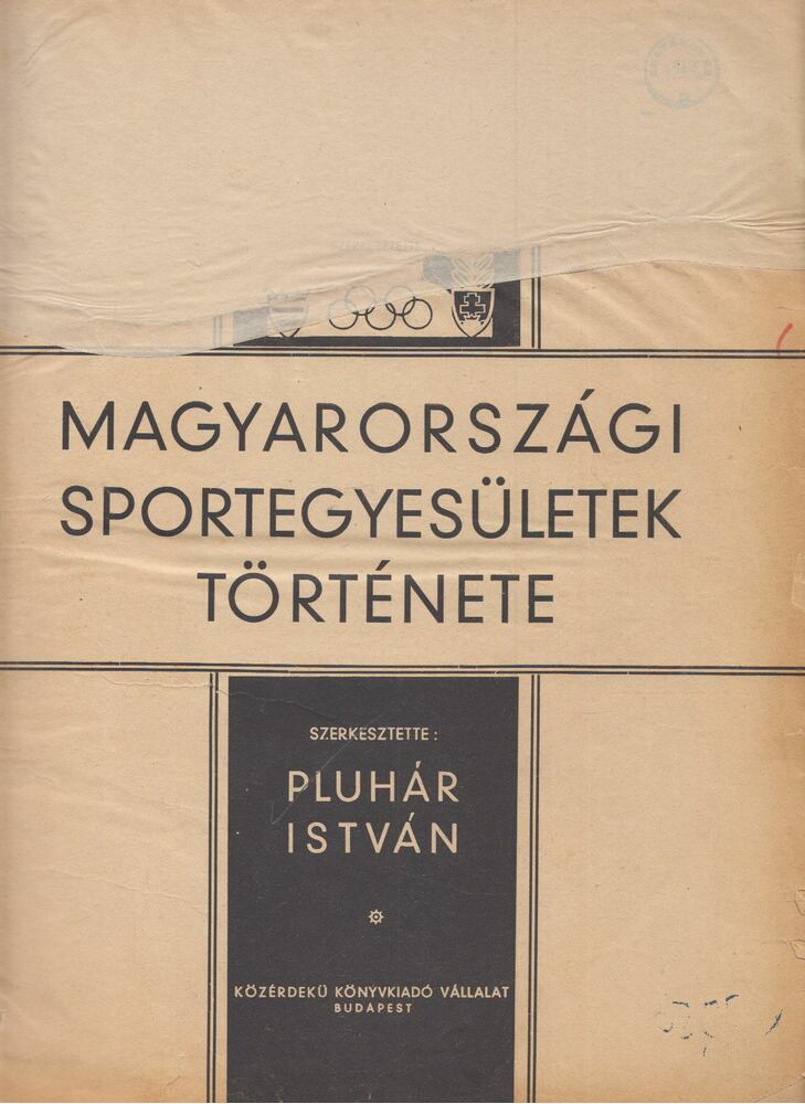 Pluhár István - Magyarországi sportegyesületek története