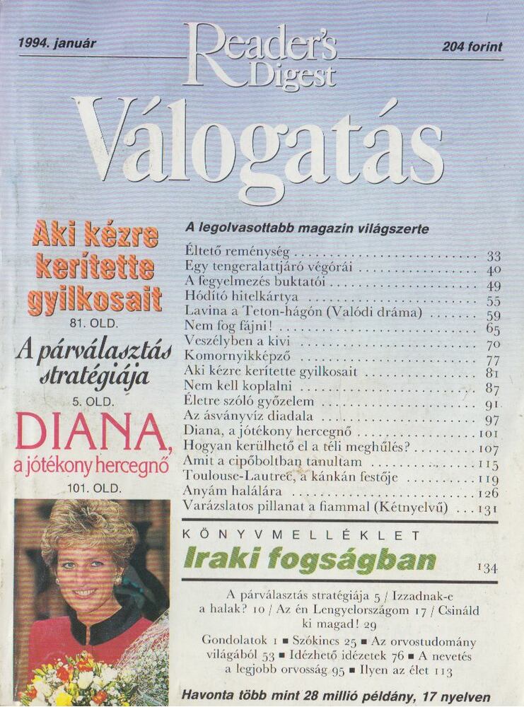 Keresztes Péter - Reader's Digest Válogatás 1994. Január