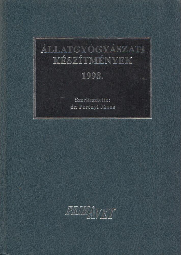 Dr. Perényi János - Állatgyógyászati készítmények 1998.