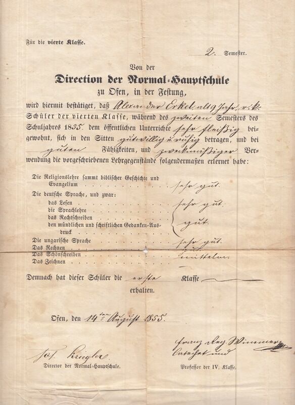 Erkel Sándor,Erkel Gyula,Erkel Lajos,Erkel István,Erkel Ferencné Adler Adél,Erkel Gyuláné Erkel Róza,Erkel Sándorné Szabó Róza,ifjabb Erkel Róza - Az Erkel-család iratai
