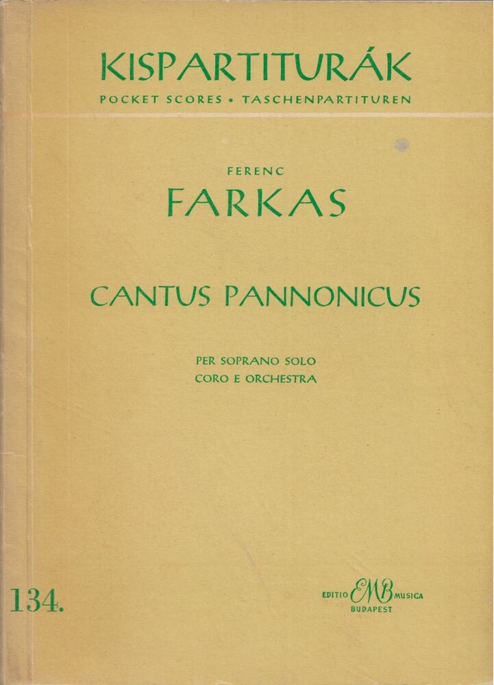Farkas Ferenc - Cantus pannonicus