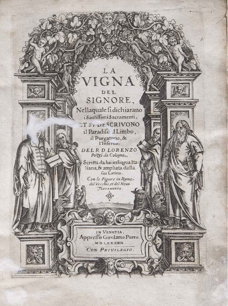 Pezzi, Lorenzo - La vigna del Signore, nella quale si dichiarano i Santissimi Sacramenti