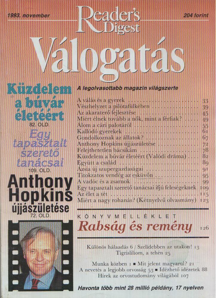 Keresztes Péter - Reader's Digest Válogatás 1993. november