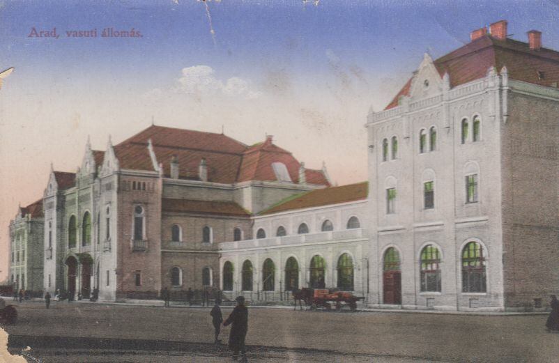  - Arad, vasúti álomás (képeslap), Arad 0 antikvár könyv