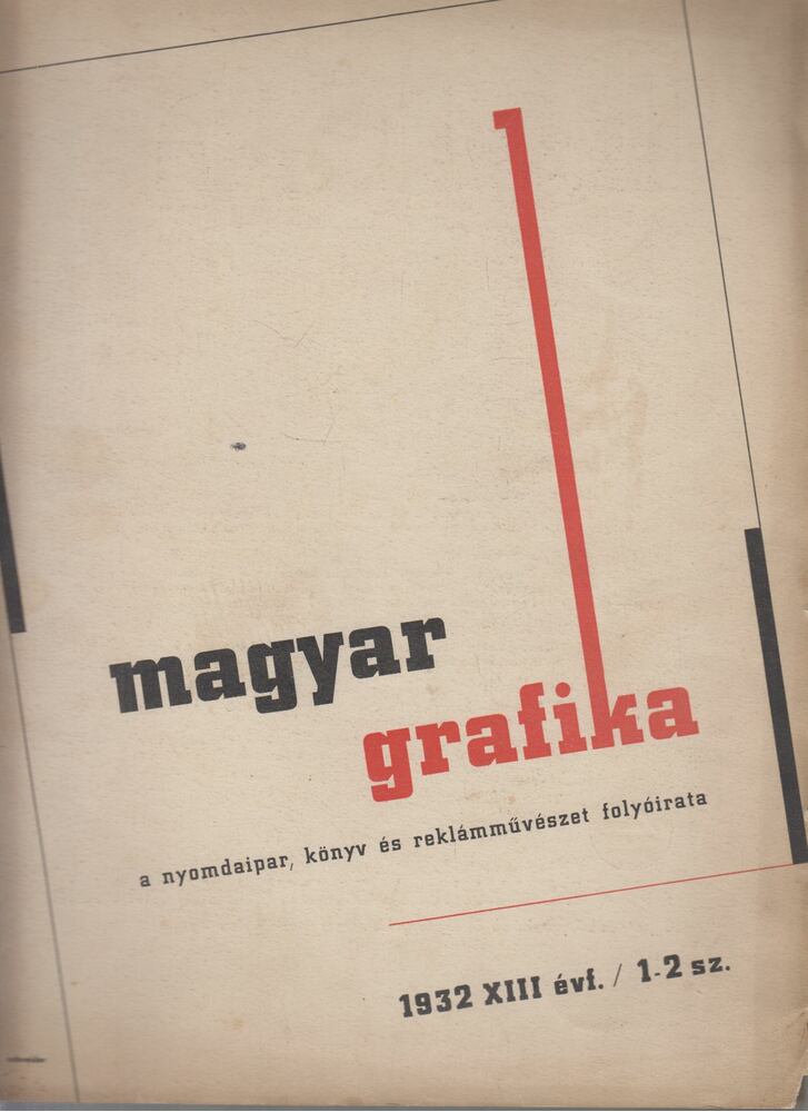 Rosner Károly - Magyar Grafika 1932. XIII. évf. 1-2. szám