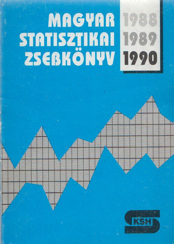  - Magyar statisztikai zsebkönyv 1990, Budapest 1991 antikvár könyv