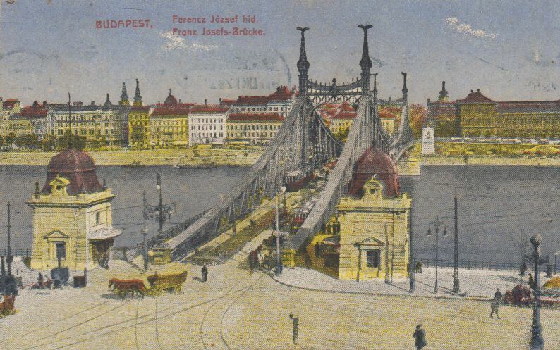  - Budapest, Ferencz József híd (képeslap), Budapest 0 antikvár könyv