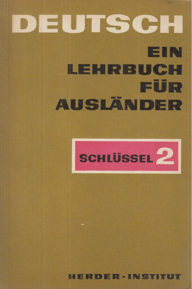 Gert Hunger,Lothar Schmidt - Deutsch Teil 2. - Schlüssel