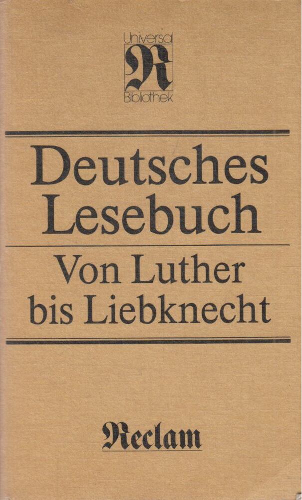 Hermlin, Stephan - Deutsches Lesebuch